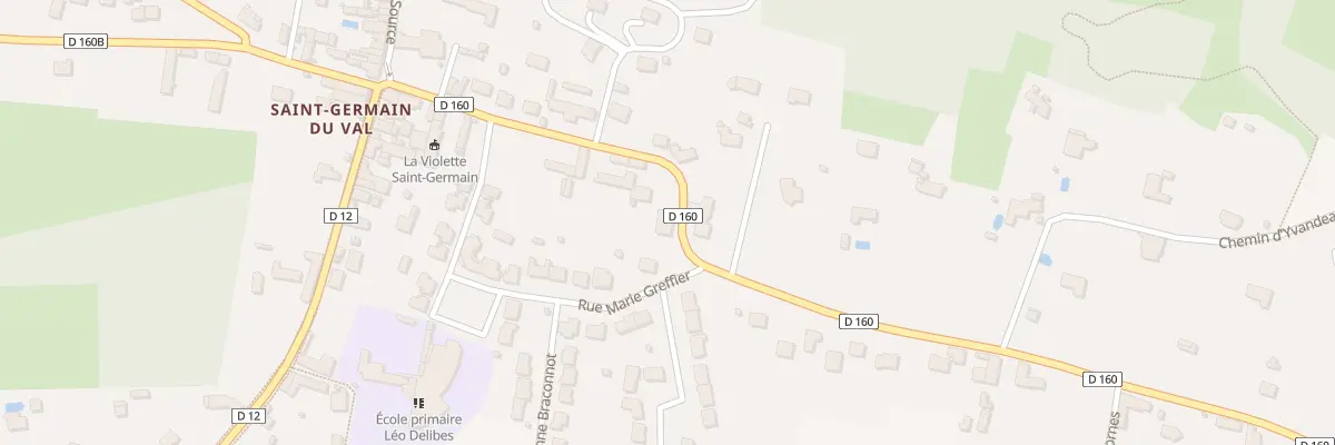 Plan du 24 Rue de l’Arthuisière à La Flèche