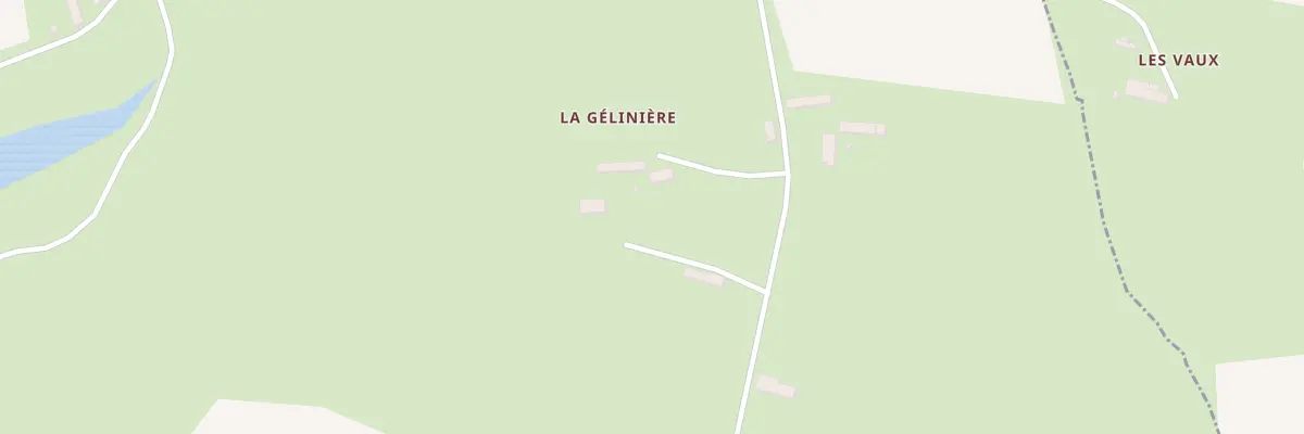 Plan du 53 La Gesliniere à Rouperroux