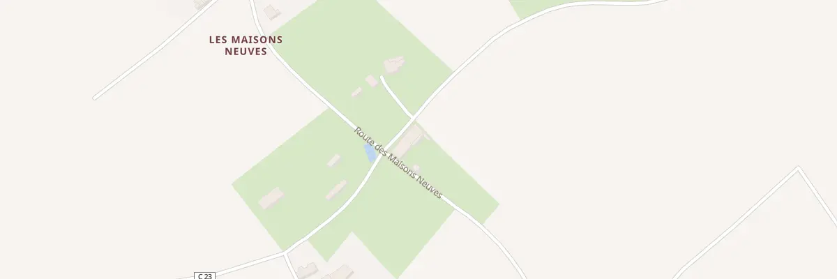 Plan du 2 Rte de la Plaine à Maisonnay
