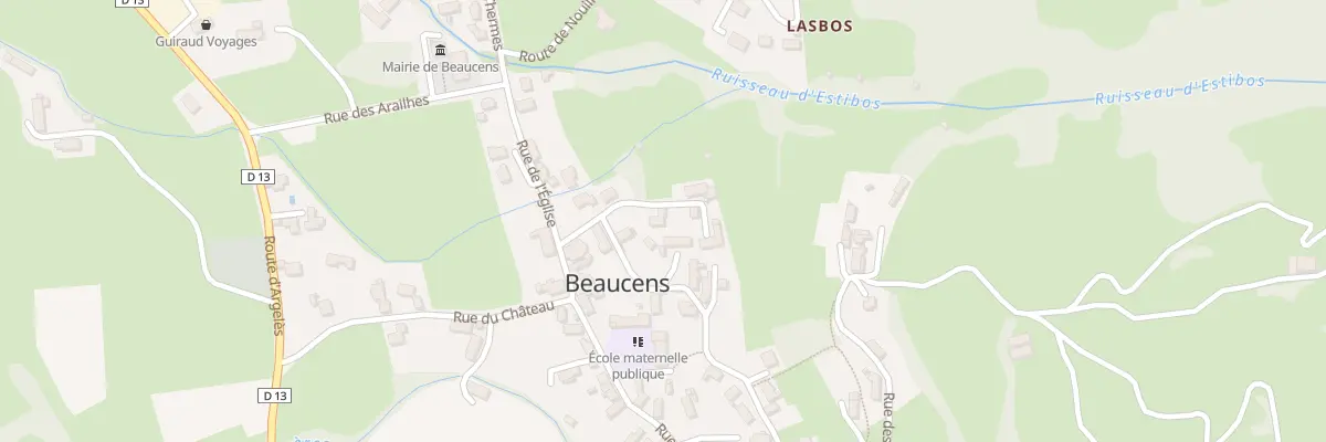 Plan du 2B Imp des Moulins à Beaucens