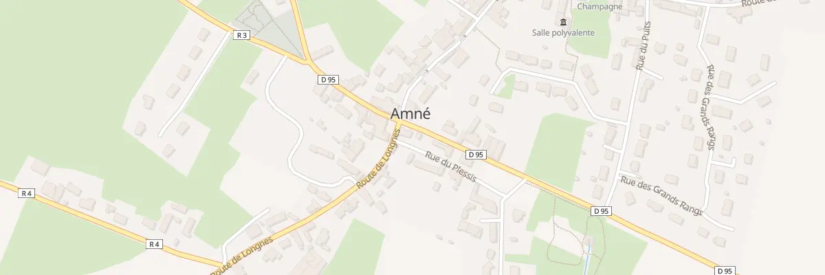 Plan du 2 Rte de Brains à Amné