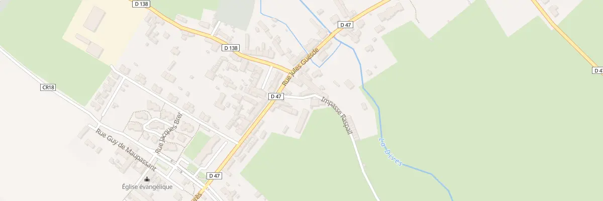Plan du 103 Rue Jules Guesde à Mézidon Vallée d’Auge