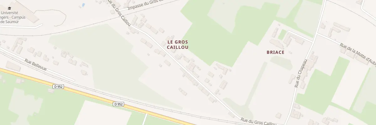 Plan du 74 Rue du Gros Caillou à Saumur