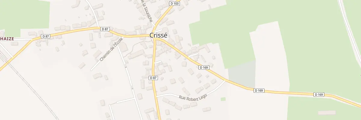 Plan du 5005 Rue de la Pommeraye à Crissé