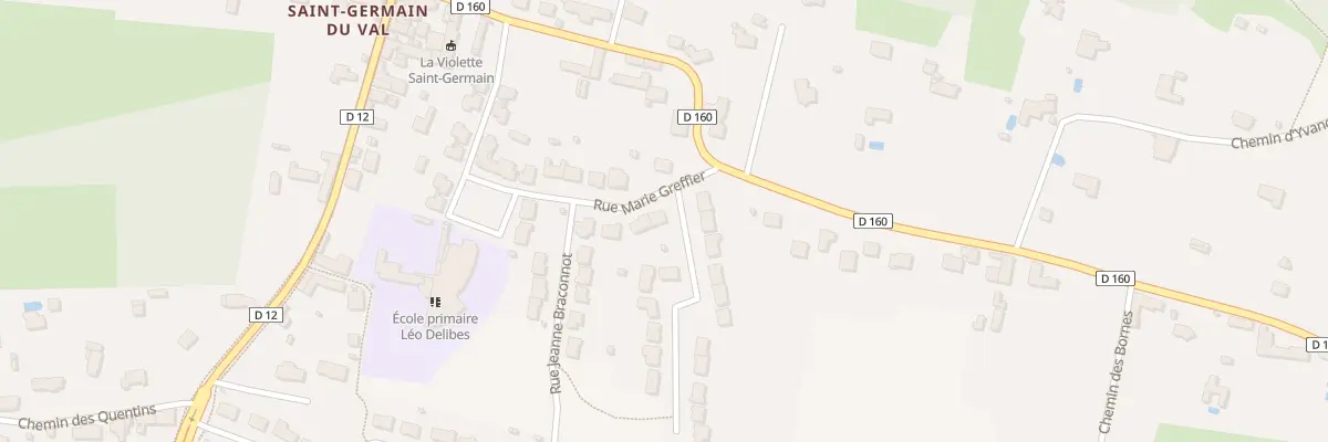 Plan du 2 Rue François Hubi à La Flèche