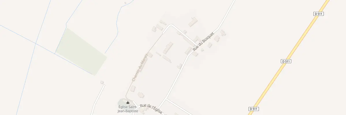 Plan du 2 Rue du Bosquet à Vendeuvre