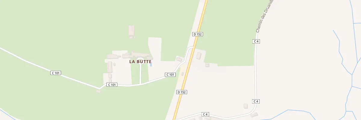Plan du 52 Che de la Butte à Hotot-en-Auge