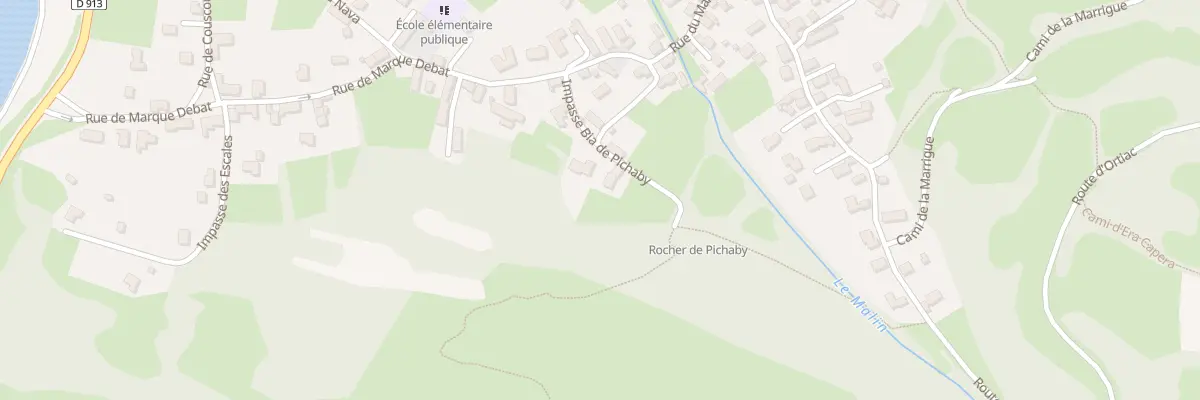 Plan du 12 Imp Bia de Pichaby à Villelongue