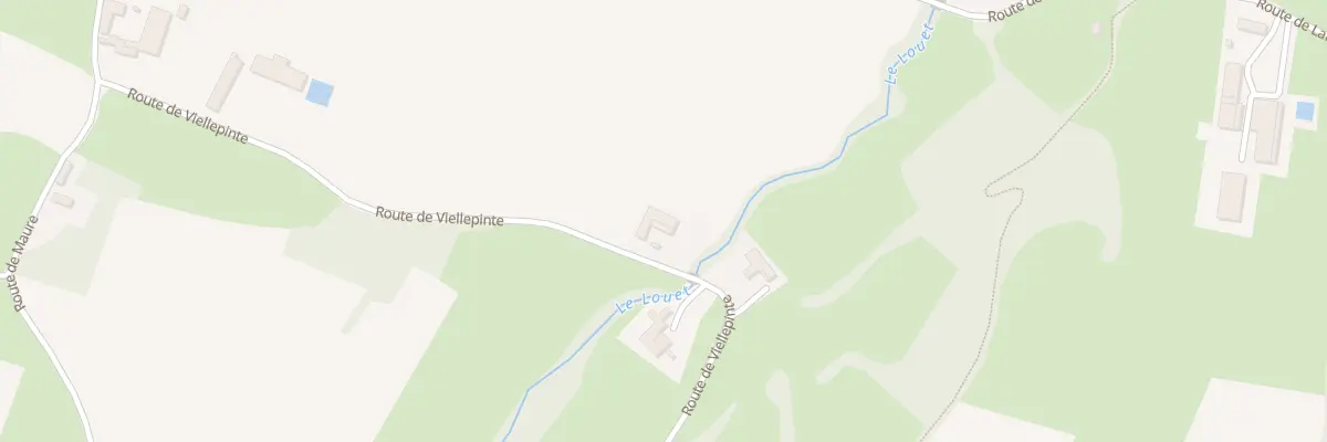 Plan du 45 Vc de Viellepinte à Bentayou-Sérée