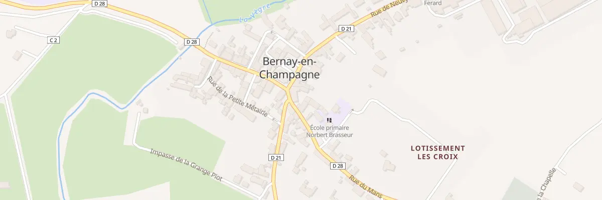 Plan du 1 Rue du Mans à Bernay-Neuvy-en-Champagne