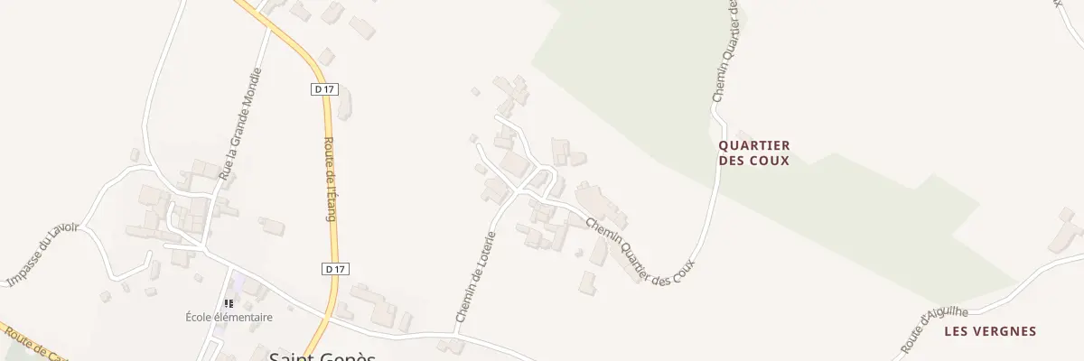 Plan du 34 Loterie à Saint-Genès-de-Castillon