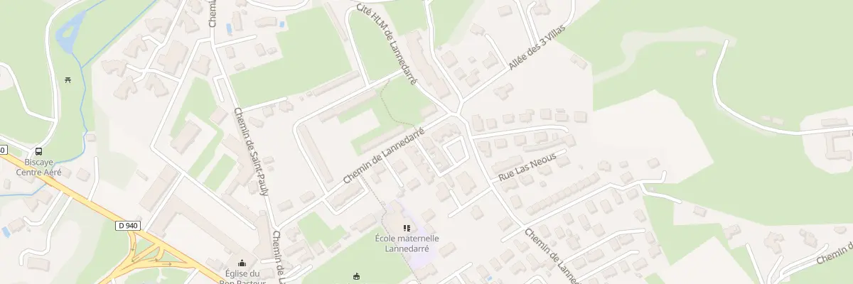 Plan du 35 Che Lannedarré à Lourdes