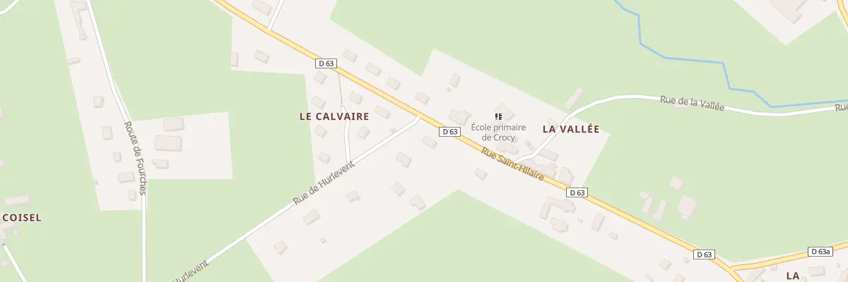 Plan du 1 Rue du Hurlevent à Crocy