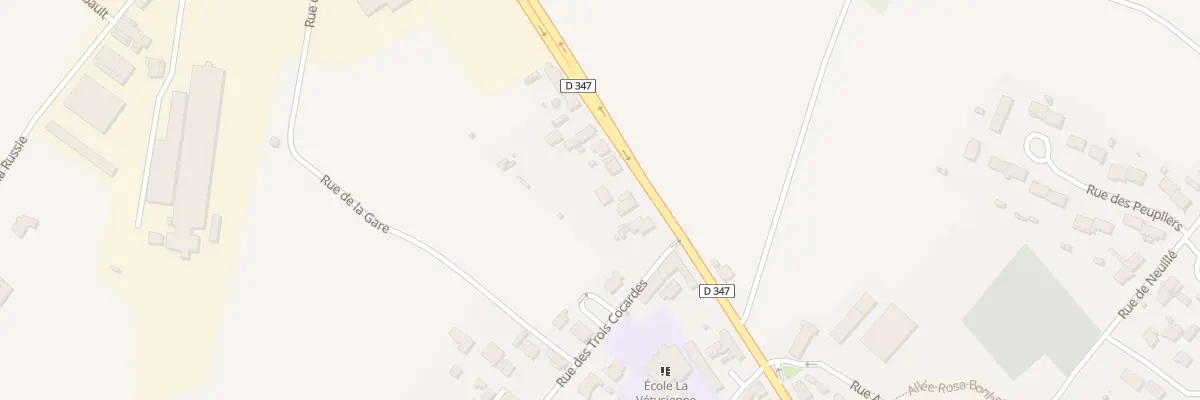Plan du 92B Rue Nationale à Vivy