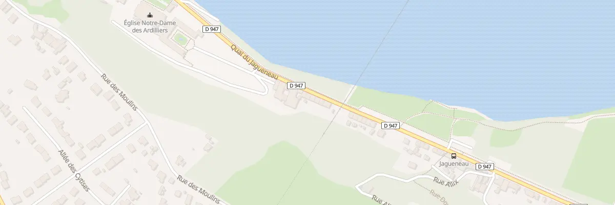 Plan du 709 Quai du Jagueneau à Saumur