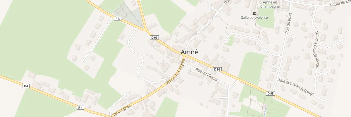 Plan du 2 Rte de Longnes à Amné