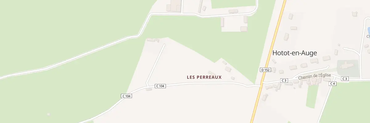 Plan du 78 Che des Perreaux à Hotot-en-Auge
