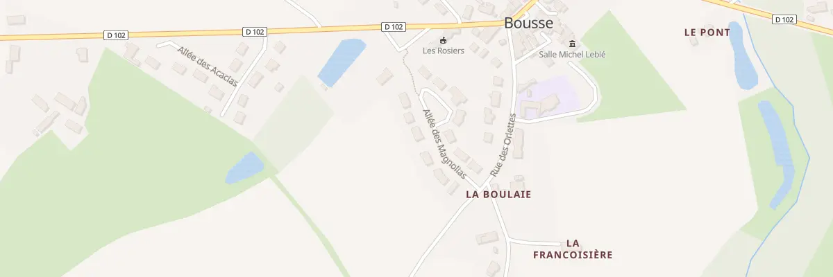Plan du 7 All des Magnolias à Bousse