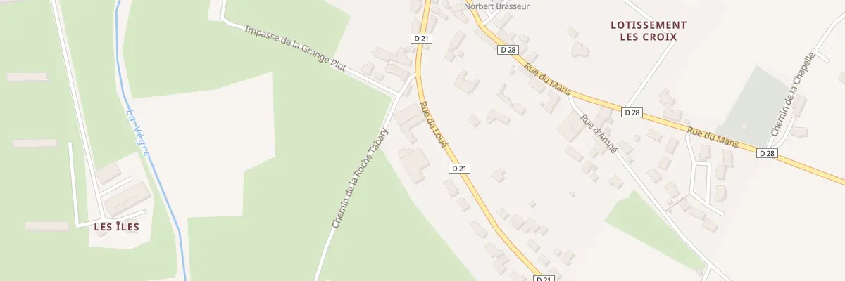 Plan du 16 Rue de Loue à Bernay-Neuvy-en-Champagne