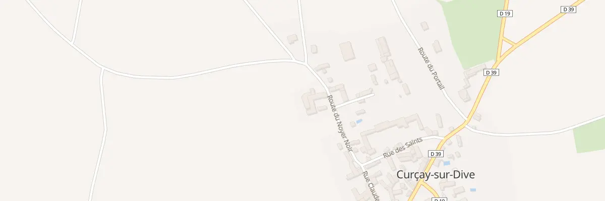 Plan du 5 Rte du Noyer Noir à Curçay-sur-Dive