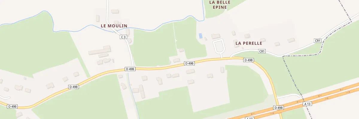 Plan du 514 Che de la Belle Épine à Cricqueville-en-Auge
