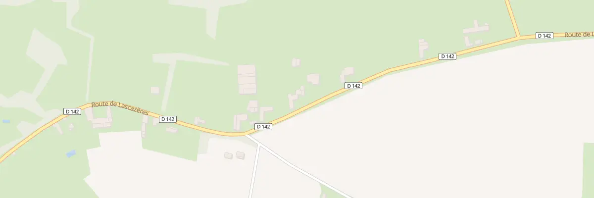 Plan du 13 Rte de Lascazeres à Monpezat