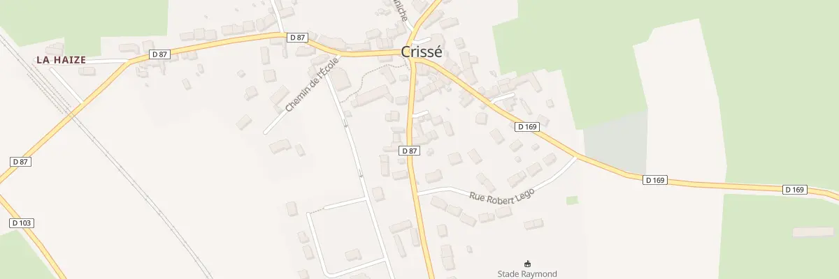 Plan du 5 Rue du Houdou à Crissé