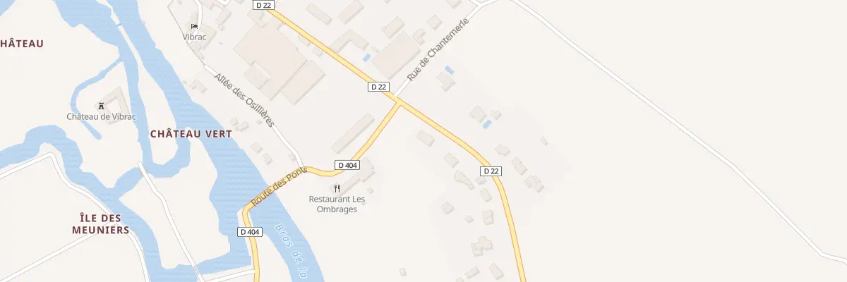 Plan du 24 Rte de Chateauneuf à Vibrac