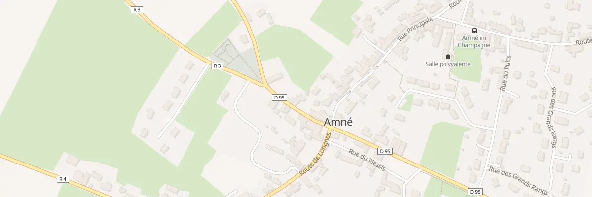 Plan du 4 Rte de Ruillé à Amné