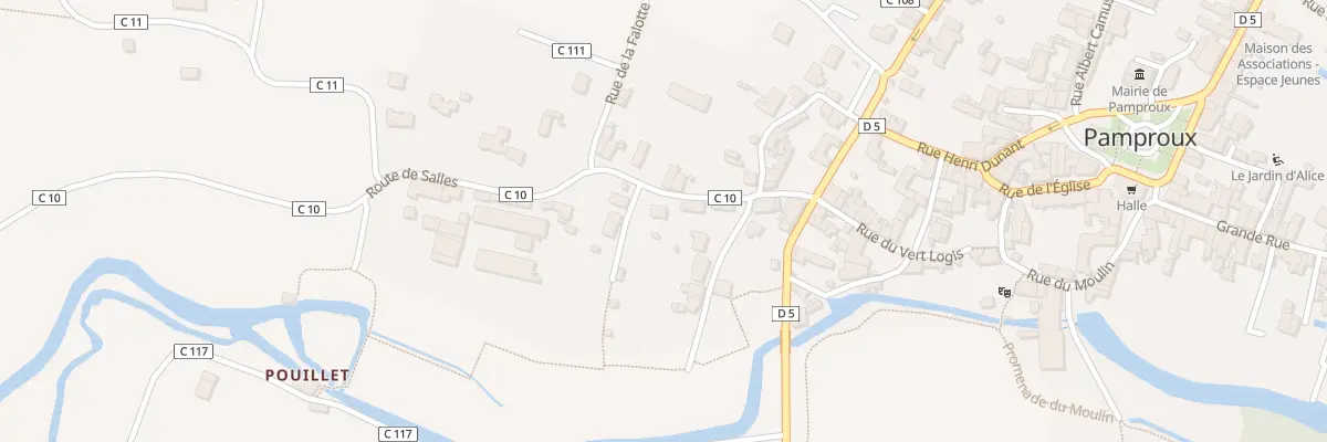 Plan du 17 Rte de Salles à Pamproux