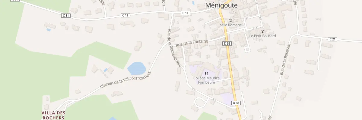 Plan du 1A Rue de la Frairie à Ménigoute