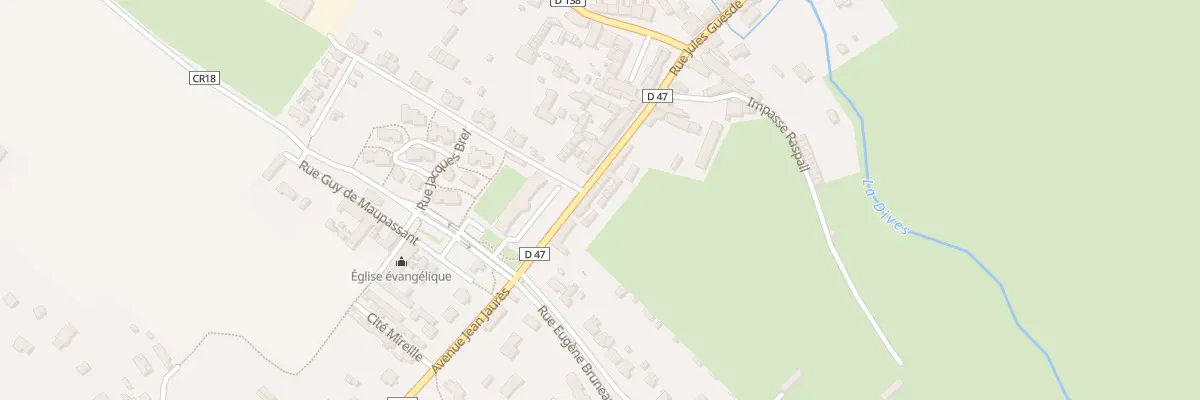 Plan du 117 Rue Jules Guesde à Mézidon Vallée d’Auge