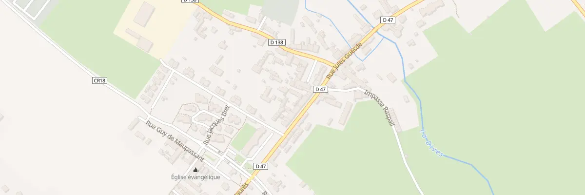 Plan du 112 Rue Jules Guesde à Mézidon Vallée d’Auge
