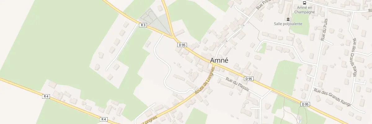 Plan du 3 Rte de Ruillé à Amné