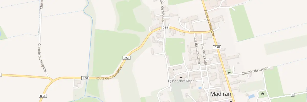 Plan du 7 Che de Oueil de Bouc à Madiran