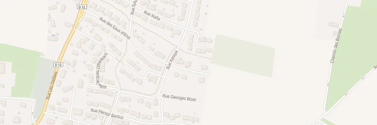 Plan du 35 Rue des Eaux d’Ems à La Flèche