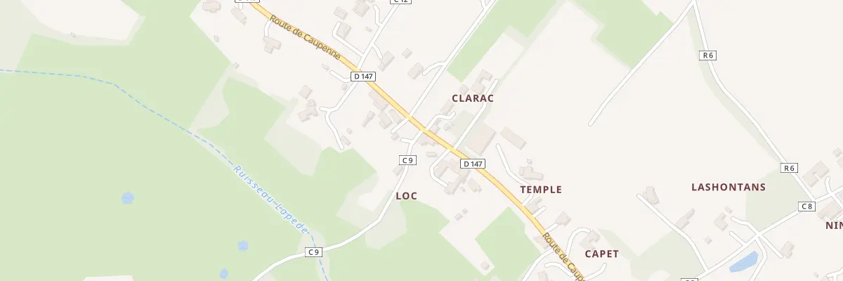 Plan du 39 Rte de Caupenne à Caupenne-d’Armagnac