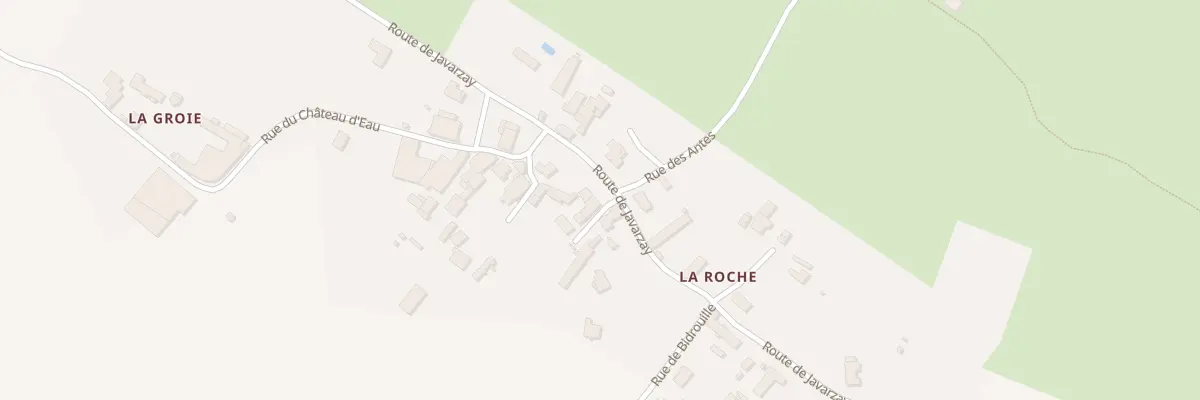 Plan du 1 Imp de la Roche à Bougon