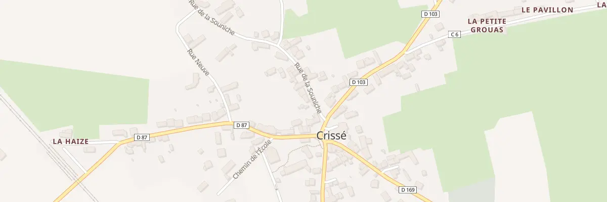 Plan du 1 Rue de la Souniche à Crissé