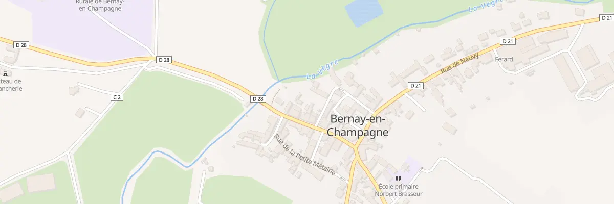 Plan du 6 Rue de St Symphorien à Bernay-Neuvy-en-Champagne