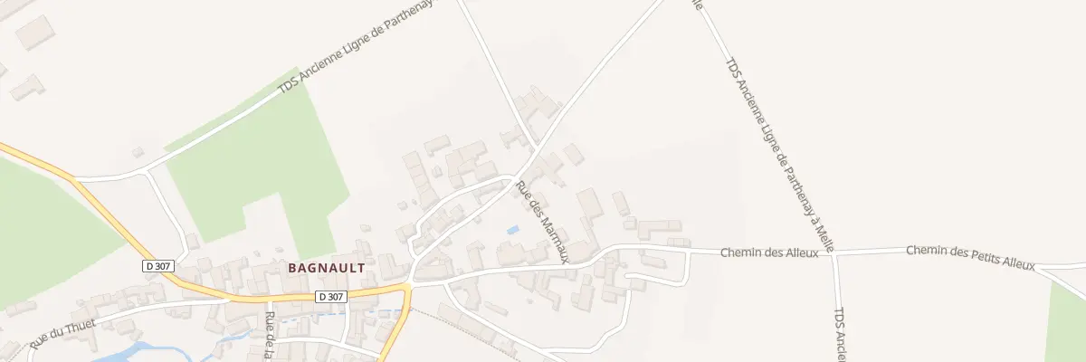 Plan du 10 Rue de la Gare à Exoudun