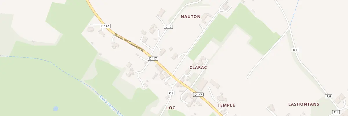 Plan du 38 Rte de Caupenne à Caupenne-d’Armagnac