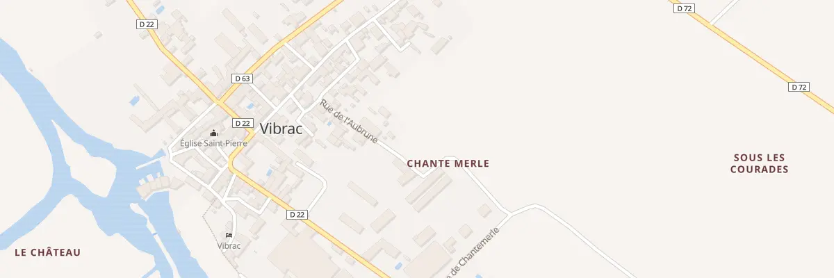 Plan du 9 Rte de l’Aubrune à Vibrac
