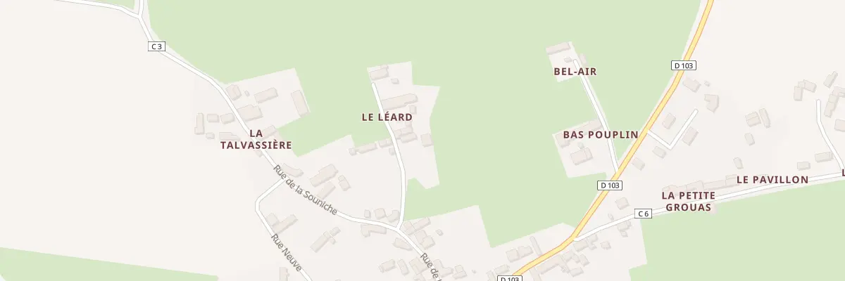 Plan du 2 Rue du Leard à Crissé