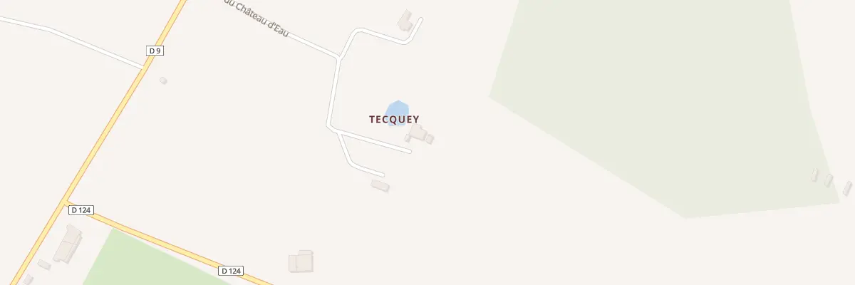 Plan du 1 Tecquey à Aillas