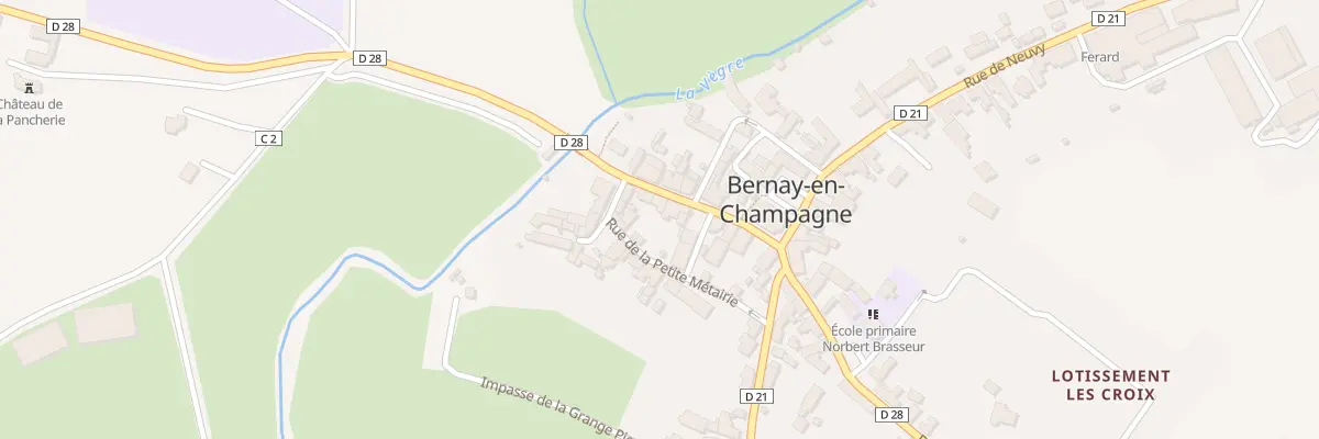 Plan du 11 Rue de St Symphorien à Bernay-Neuvy-en-Champagne