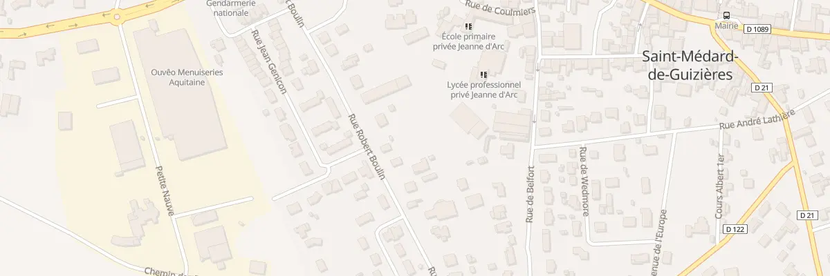 Plan du 19 Rue Robert Boulin à Saint-Médard-de-Guizières