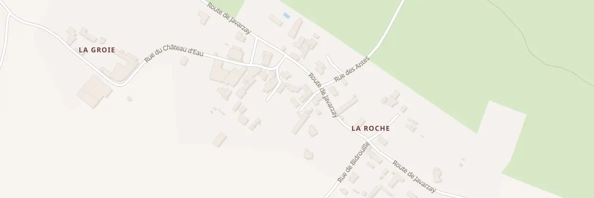 Plan du 2 Imp de la Roche à Bougon
