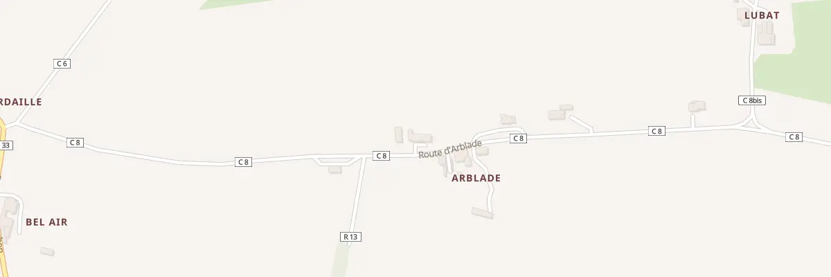 Plan du 5037 A Arblade à Lias-d’Armagnac