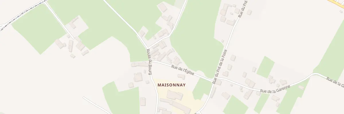 Plan du 5 Rue de l’Eglise à Maisonnay